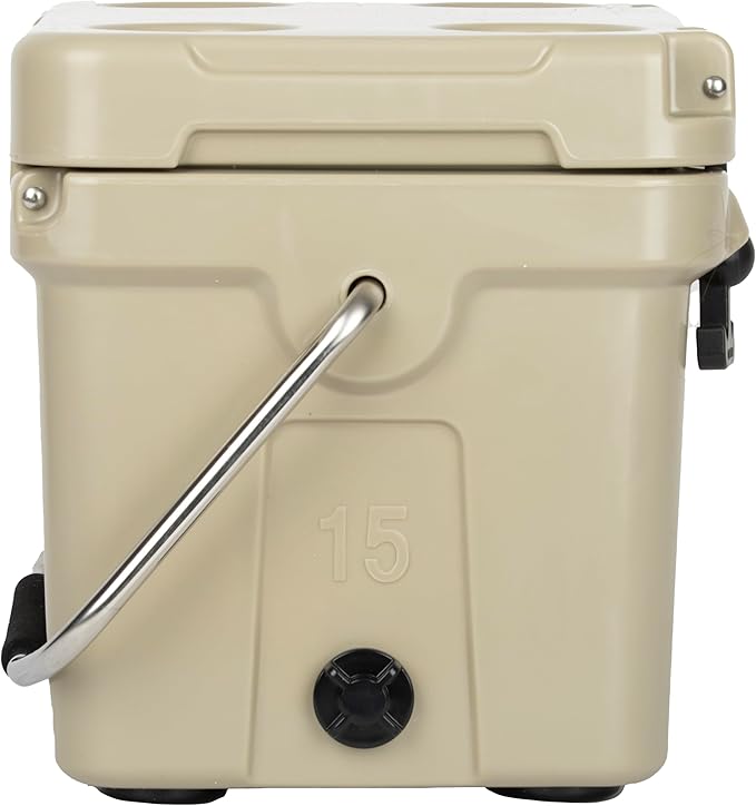 Coastland Bay Series Cooler Premium Everyday Use Insulated Rotomolded Cooler, Small Ice Chest for Tight Spaces, Soccer Games, & Tailgates