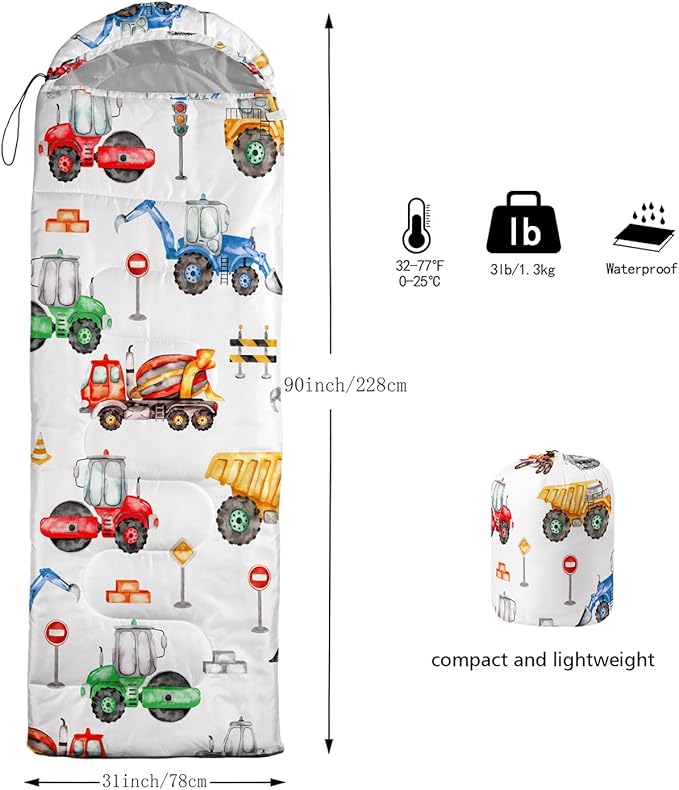 CVHOUSE Camping Sleeping Bags,3 Season Warm & Cool Weather,Lightweight,Waterproof Sleeping Bags for Adults & Kids,Traveling,and Outdoors,Camping Gear Equipment