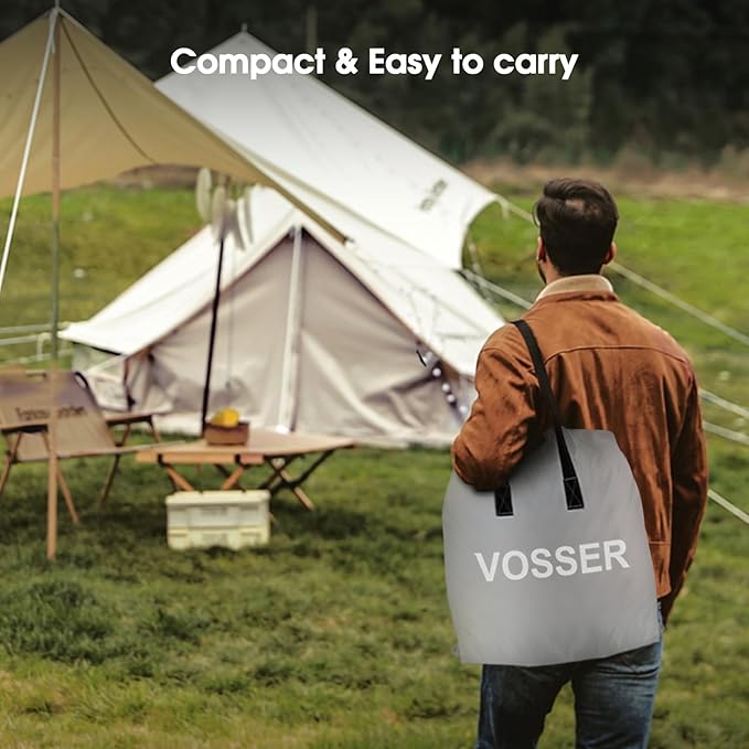 Air Mattress Full with Built in Pump,18''Inflatable Mattress of Upgraded Vertical Beams,Self Inflatable/Deflation Blow Up Mattress in 3 Mins,Flocked Top Airbed with Carry Bag for Home, Camping