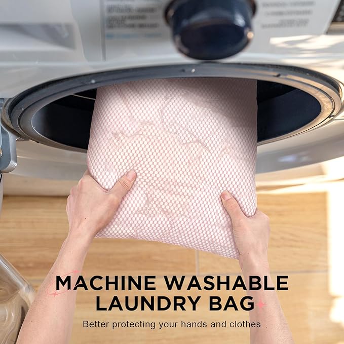 8 Set Compression Packing Cubes for Travel Essentials,Compressible Expandable Packing Cubes for Suitcase,OlarHike Luggage Organizer Bags for Travel,Handy Helper for Organizing Clothes(Pink Stripped)