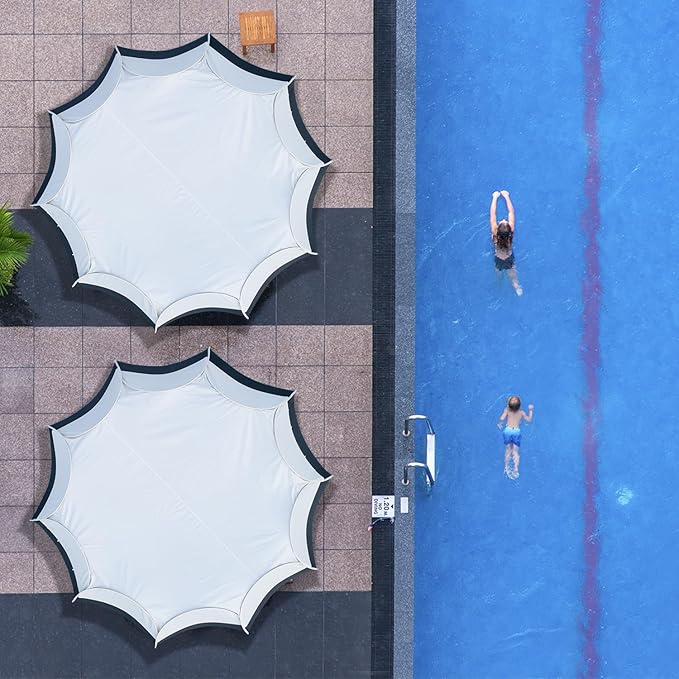 Alvantor Screen House Gazebo, 6-10-15 Person Pop Up Igloo Screened Canopy Tent with Mosquito Netting Sides, Instant UV Resistant Sun Shelter for Garden, Patio, Backyard