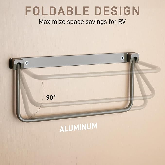 Foldable RV Shoe Rack, Wall Mounted Shoe Storage for Camping RV Travel, 2 Pack