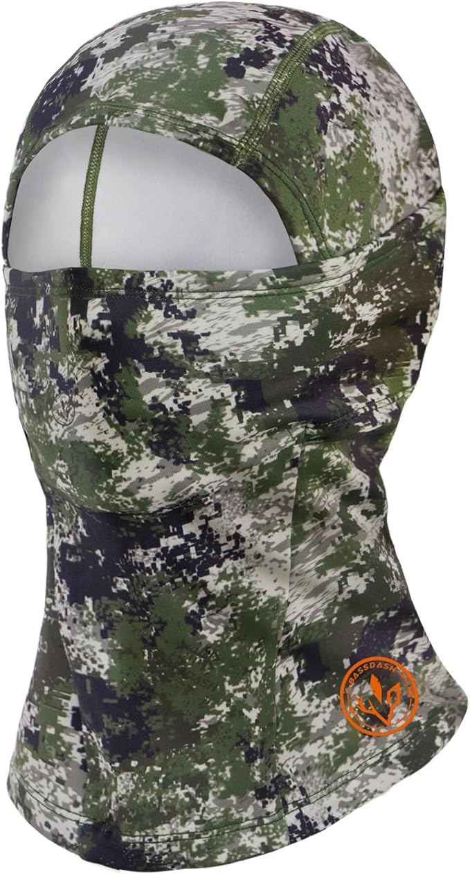 BASSDASH Winter Balaclava Fleece Ski Mask Ninja Hood Neck Warmer Fishing Hunting