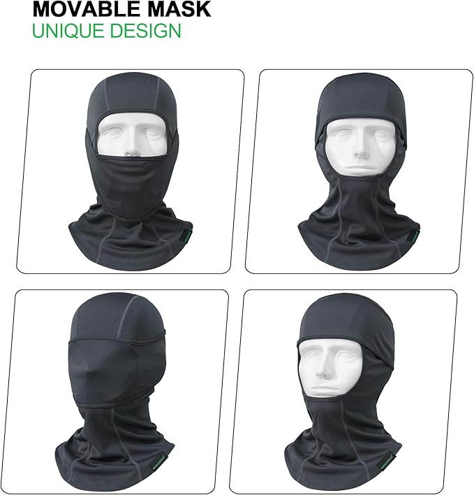 Balaclava Ski Mask 3 Pieces Full Face Cover for Men and Women Breathable Windproof Balaclava Face Mask for Skiing & Snowboard