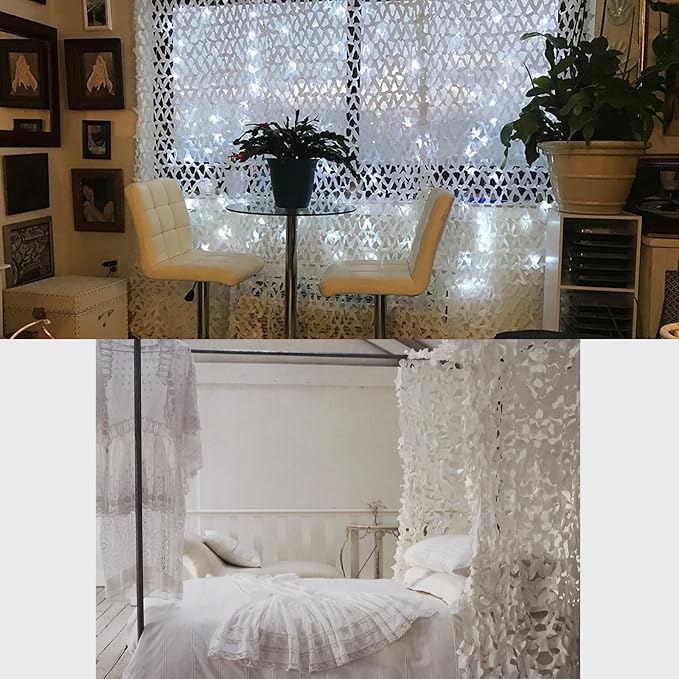 Camo Netting Camouflage Netting 20x20 10x20 10x10 Bulk Roll Burlap Camo Tarp Sunshade Net for Hunting Blind Dinosaur Birthday Jungle MilitaryTheme Party Decoration Camping Shooting