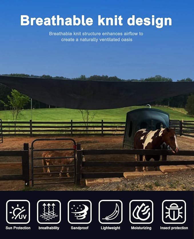 90% Shade Cloth,10x16ft Tear Resistant Sun Shade Net with Reinforced Grommet,Durable Garden Shade Tarp Cover for Greenhouse,Plant Cover, Chicken Coop,Patio and Pergola,Black