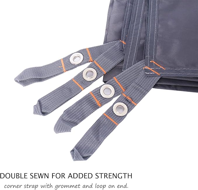 Hikeman Tent Footprint - Waterproof Camping Tarp, Heavy Duty Tent Floor Saver, Ultralight Ground Sheet Mat for Hiking, Backpacking, Hammock, Beach - Storage Bag Included(M-83”x55”)