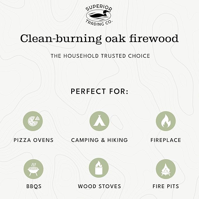 Superior Trading Natural Oak Mini Fire Stick w/Fire Starter Pods, Fireplaces, Wood Stove, Pizza Oven, Campfire, Fire Starter Kit, USDA Certified Kiln, USA Made, 30 Lbs