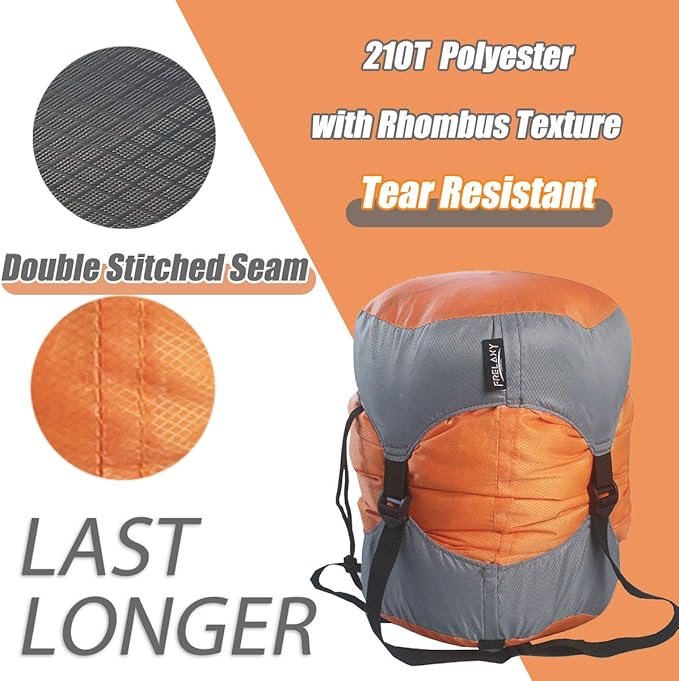 Frelaxy Compression Sack, Ultralight Sleeping Bag Stuff Sack, 40% More Storage! 11L/18L/30L/45L/52L, Compression Stuff Sack - Space Saving Gear for Camping, Hiking, Backpacking