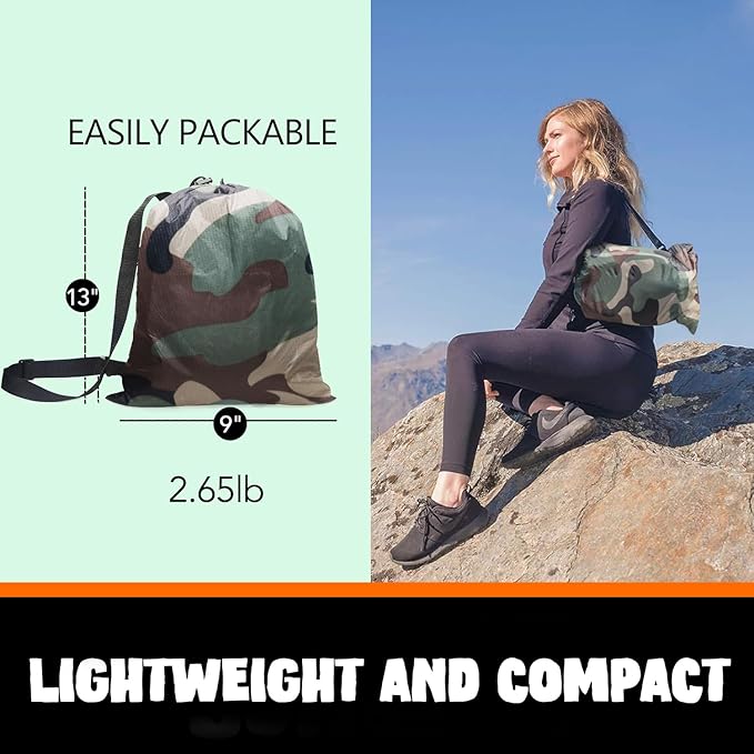 AlphaBeing Inflatable Lounger Beach Chair Accessories, Air Sofa Hammock Inflatable Couch for Camping Backyard Lakeside with Compression Sacks, Ideal Outdoor Gifts for Adults