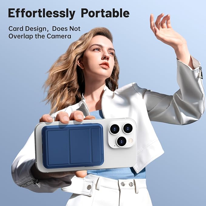 Azmuth for Magsafe Battery Pack, 10000mAh Magnetic Power Bank 22.5W PD Fast Charging with LED Display Wireless Portable Charger for Magsafe with Stand for iPhone 17/16/15/14/13/12/Pro/Pro Max