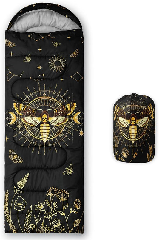 CVHOUSE Camping Sleeping Bags,3 Season Warm & Cool Weather,Lightweight,Waterproof Sleeping Bags for Adults & Kids,Traveling,and Outdoors,Camping Gear Equipment