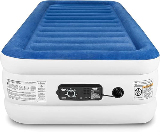 SoundAsleep Products CloudNine Series Air Mattress Includes Dual Smart Pump Technology - Twin XL Size