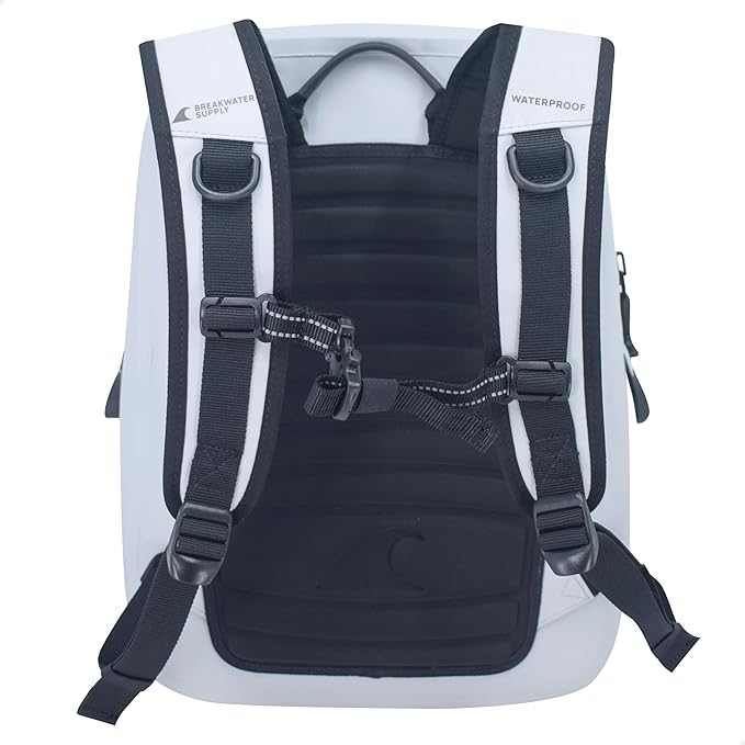 Breakwater Supply™ Waterproof IP68 Submersible Backpack with Airtight Zippers | Laptop Travel Outdoors | Fogland 25L 20L 15L