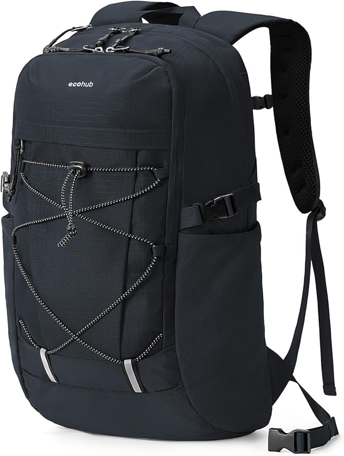 ECOHUB Hiking Backpack 30L Travel Backpack Lightweight Casual Daypack Water Resistant Camping Bag Outdoor Sports Back pack for Men Women
