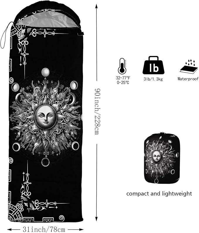 AILONEN Pink Lovely Rabbit Sleeping Bag for Girls Kids Adults,Warm and Cool Weather,Lightweight,Waterproof Backpacking,Cartoon Flowers Printed Bunny Sleeping Bag for Camping