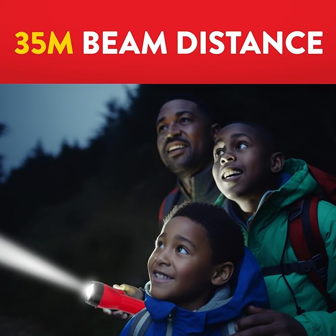 EVEREADY LED Flashlights (3-Pack), Bright Flashlights for Emergencies and Camping Gear, Power Outage Flash Light, AA Batteries Included