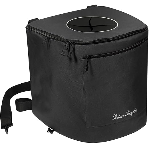 Collapsible Trash Can for Boating and Camping | Large, Durable, and Portable with Inner Bin - 8 Gallons - (Black)