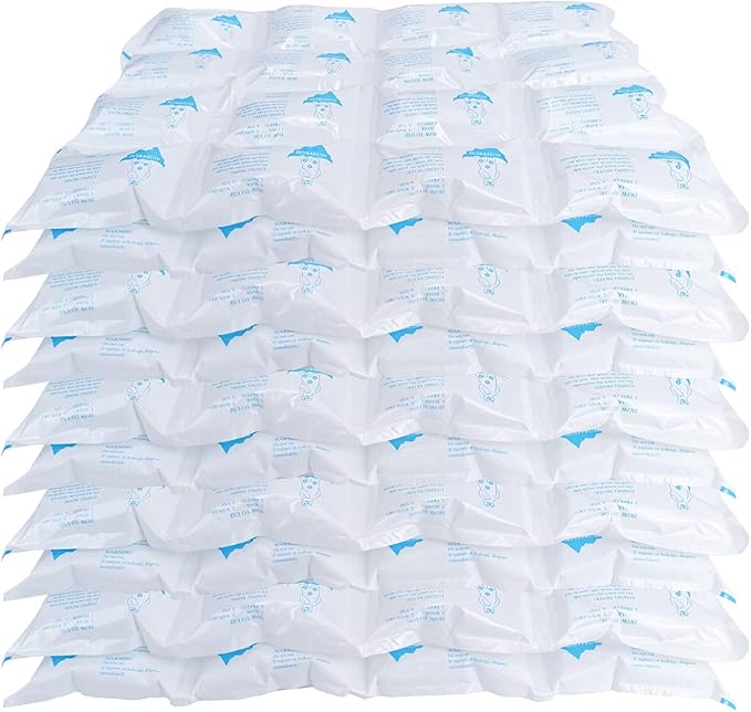 Dry Ice Packs for Shipping Frozen Food, Reusable Cold Ice Sheets for Coolers, Lunch Bag, Flexible Long-Lasting Ice Blanket Sheets for Shipping