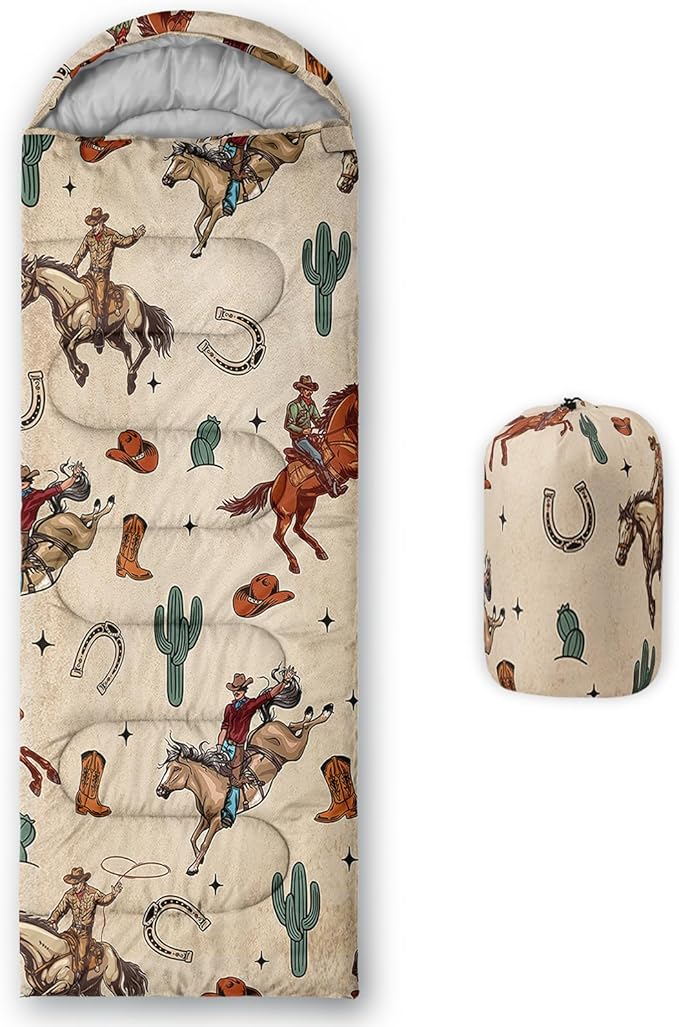 Camping Sleeping Bags Warm & Cool Weather Waterproof Backpacking Sleeping Bag All Seasons Camping, for Adult Kids Boy Girls Camping Gear Equipment, Traveling