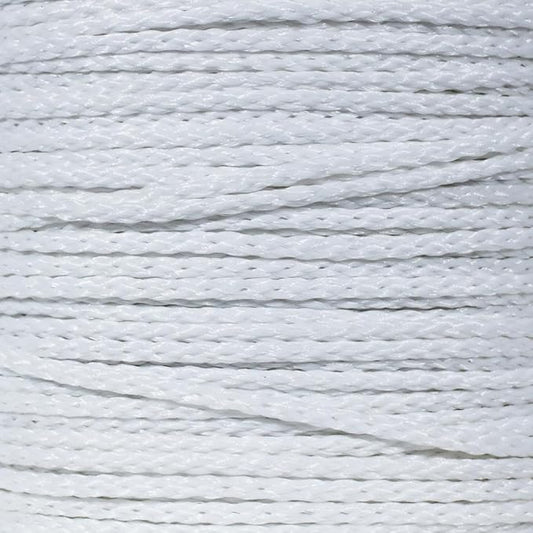 Hollow Braid Polypropylene Rope (1/4 Inch, 100 Feet, White) - Barrier Rope - Trail Marking, Crowd Control, Golf Courses