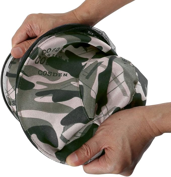 CozyCabin Mosquito Head Net Hat with Removable Mesh Hidden Netting, Design for Outdoor Fishing Gardening