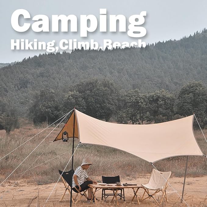 Guyline Tensioner Tent Rope Tensioner - 24Pcs - Alloy Camping Tent Guyline Cord Adjuster Combination Camping Gear (Red, TriHoles)