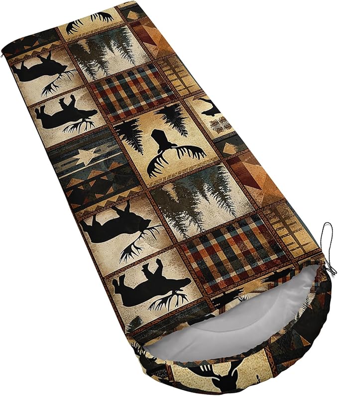 AILONEN Outer Space Astronaut Camping Sleeping Bags,Lightweight & Waterproof,3 Season Warm & Cool Weather,Cartoon Sleeping Bags for Kids,Boys Girls Travelling,Outdoors