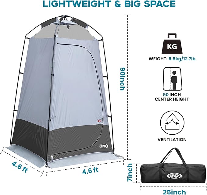 Shower Tent, Outdoor Camping Privacy Shelter-Dressing Changing Room-Portable Toilet Tent for Hiking Sun Shelter Picnic Fishing