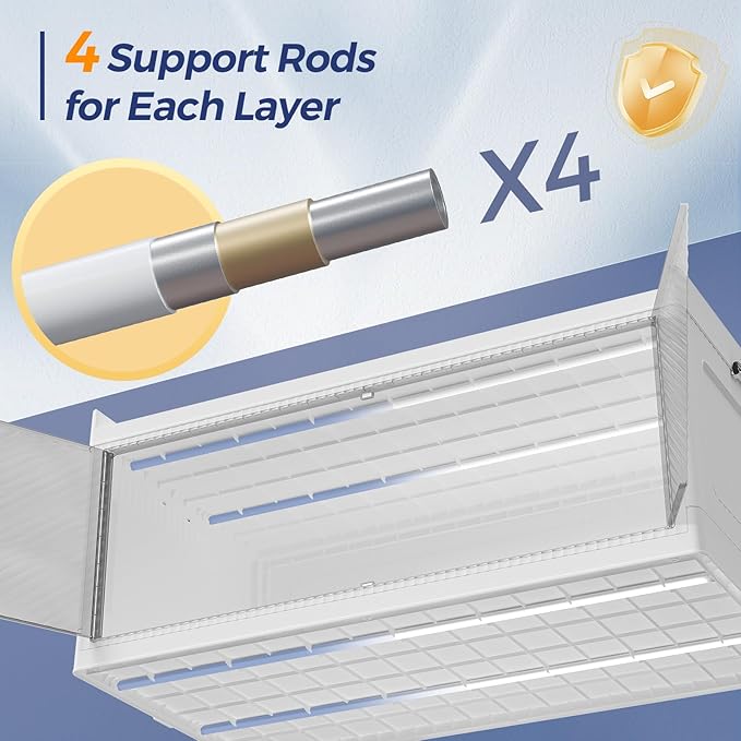 240GAL Extra Large Stackable Storage Bins with Lid, 960QT Plastic Closet Organizer and Storage Cabinet with Wheels and Doors, Folding Storage Box Container for Home Organization, 3Pack White