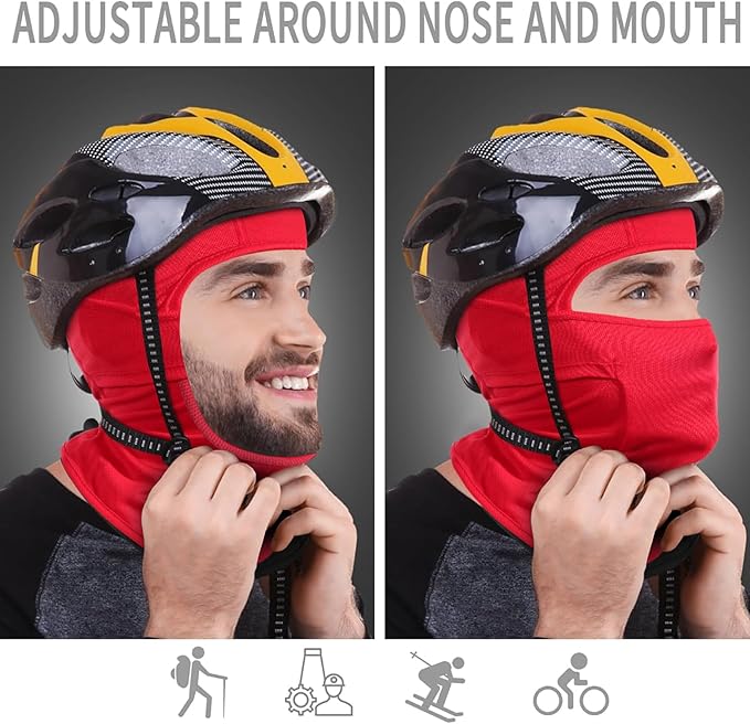 Achiou Ski Mask for Men Women, Balaclava Face Cover, Shiesty Mask UV Protector Lightweight for Motorcycle Snowboard