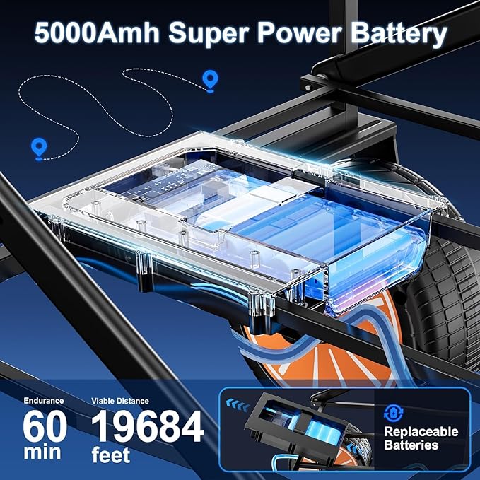 Electric Collapsible Garden Wagon Cart with Wheel,Rolling Foldable Metal Utility Wagon Carts,100w Power and 300lb Capacity, Portable for Camping,Sports,Shopping,Groceries,Laundry