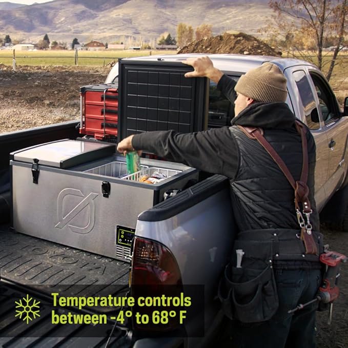 Goal Zero Alta 80, Portable Fridge and Portable Freezer, Energy Efficient, 78 L, Dual Zone Compartments