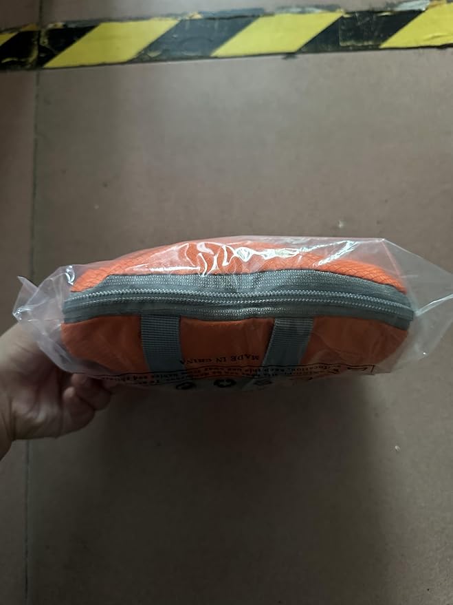 ZOMAKE Lightweight Packable Backpack 30L, Foldable Hiking Backpacks Water Resistant Compact Folding Daypack for Travel(Orange)