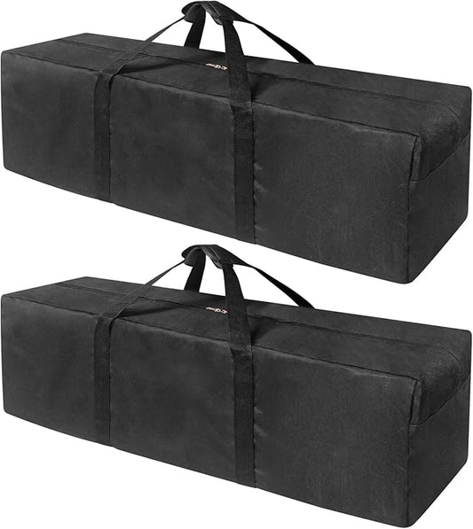 2 Packs Extra Large Sports Duffle Bag-Zipper Duffel Travel Sports Equipment Bag,Travel Duffel Luggage Bag with Upgrade Zipper, Sturdy & Water Resistant (48")