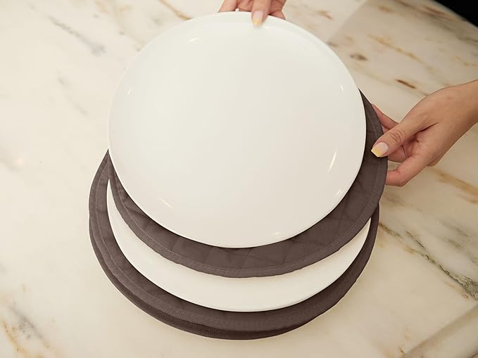 Covermates Keepsakes - Dish Storage - Padded Protection - ID Window - Stain Resistant - Machine Washable - China Storage, Bronze