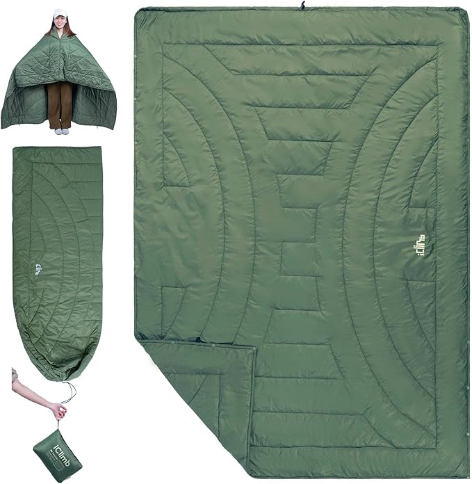 iClimb 3M Thinsulate Insulation Warm Camping Blanket Ultralight Compact