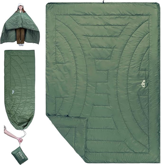 iClimb 3M Thinsulate Insulation Warm Camping Blanket Ultralight Compact