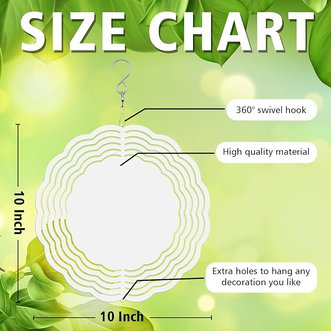 Cat Wind Spinner, Cat Wind Spinner Hanging for Yard and Garden, Unique Gift Wind Spinner, 3D Hanging Wind Spinner Outdoor, Cute Cat Wind Spinner