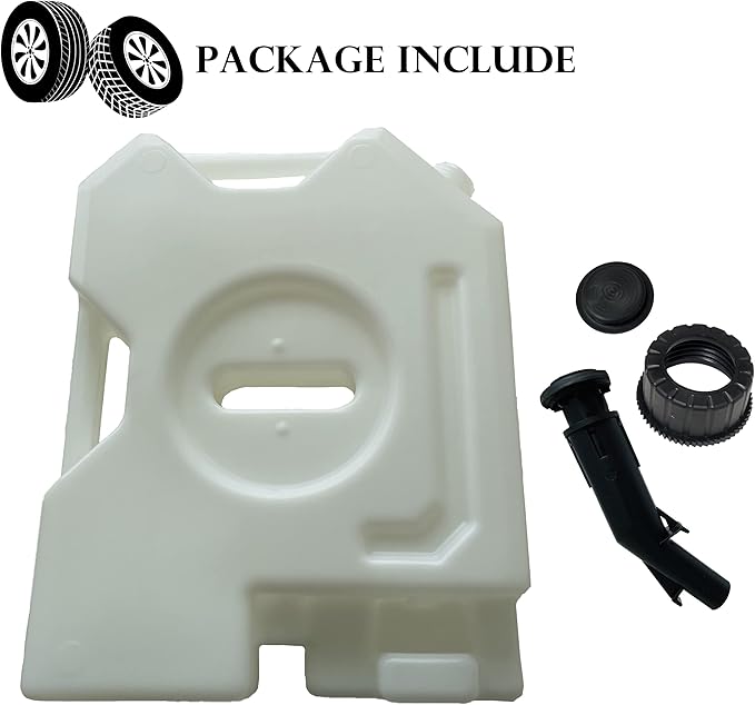 2-Gallon Portable Water Tank, White Water Can for Vehicles (1 pcs)