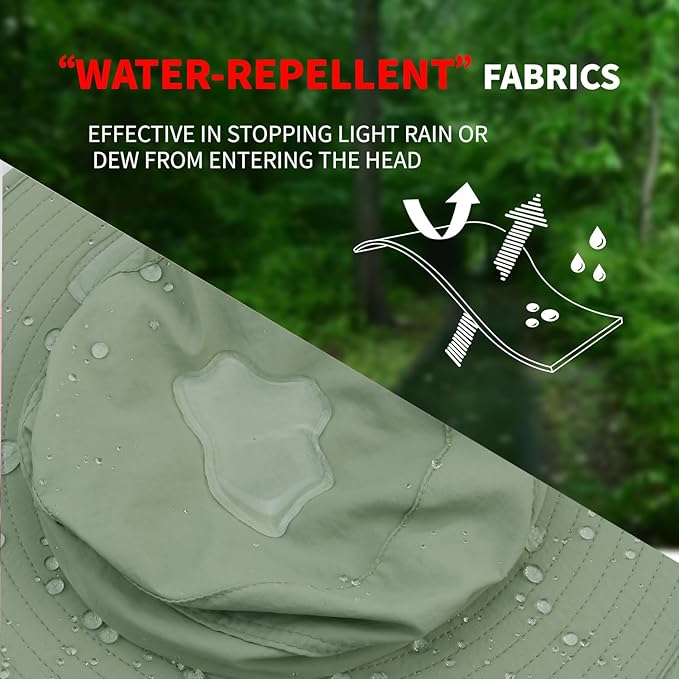 Fishing Hat Sun Protection Hat Mosquito Head Net for Outdoors Bucket Hat with Hidden Net Mesh