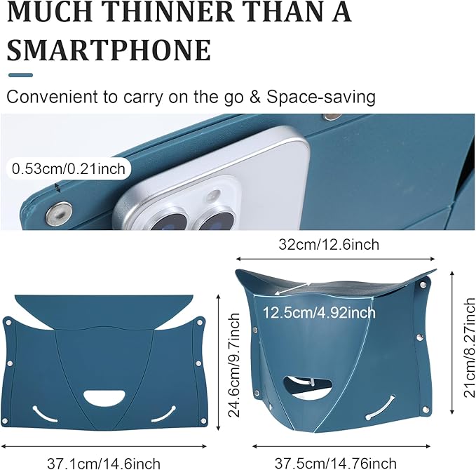 4Pcs Airplane Foot Rest for Long Flight, Lightweight RV Collapsible Stool for Camping, Multifunction Step Stool with Handbag Function for Outdoor Camping & Home & Office(Multicolor)