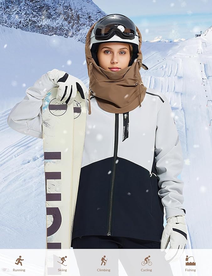 baleaf Balaclava Ski Mask Winter Water Resistant Face Mask for Women Men Cold Weather Gear Skiing Snowboarding Neck Gaiter