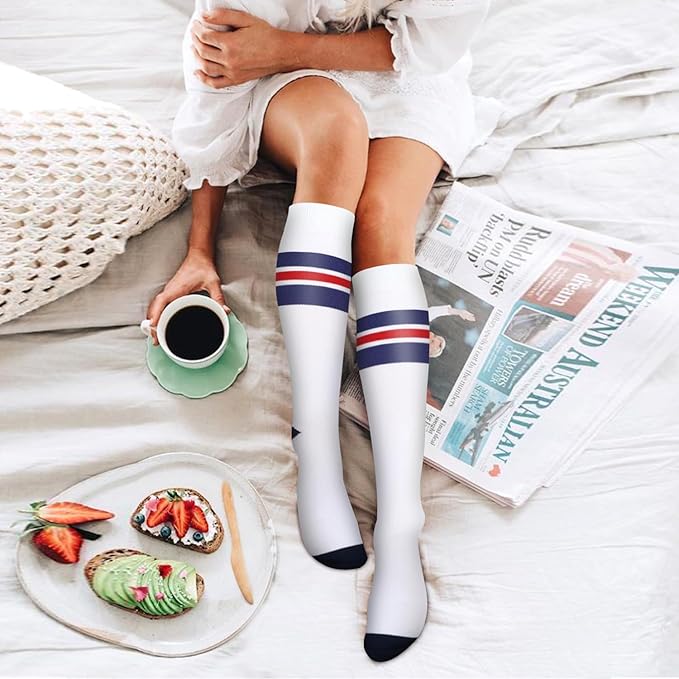 6 Pack Copper Compression Socks for Women and Men Circulation-Best Support for Medical, Running,Nursing,Athletic