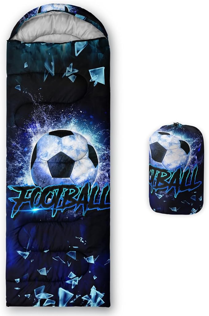 HOSIMA Dear Hunting Pattern Cold Weather Sleeping Bags for Adults,Black Light Weight Sleeping Bags for Kids Adults,WaterProof Sleeping Bags for Outdoors Hiking.