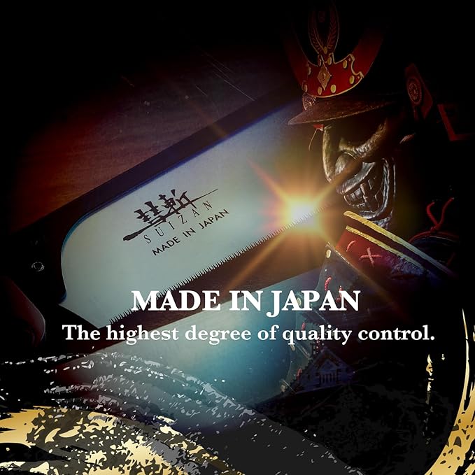 SUIZAN Folding Dozuki Dovetail Saw 9.5" Crosscut - Professional Japanese Pullsaw Handsaw Woodworking Tools