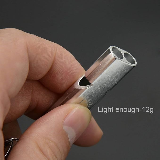 Emergency Whistles Lifeguard Safety Whistle with Lanyard and Keychain for Outdoor Camping Hiking Boating Backpacking Fishing Kayak Kids Rescue Signaling Loud Survival Whistle