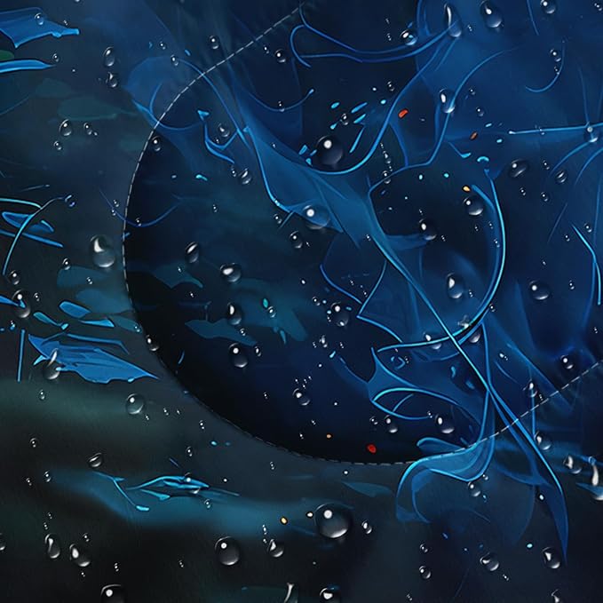 AILONEN Blue Glowing Basketball Sleeping Bag for Kids Boys,Warm and Cool Weather,Lightweight,Waterproof Backpacking,City Theme Ball Sports Sleeping Bag for Camping