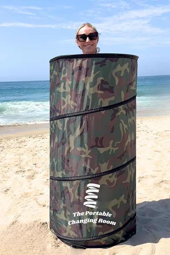 Portable Changing Room, Pop Up Pod - Privacy Tent, Dressing Room Tube or Portable Toilet Stall with Carry Bag for Camping, Beach, or Outdoor by The Portable Changing Room
