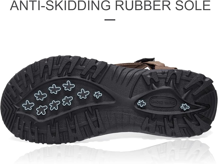 CAMEL CROWN Hiking Sport Sandals for Men Anti-skidding Water Sandals Comfortable Athletic Sandals for Outdoor Wading Beach
